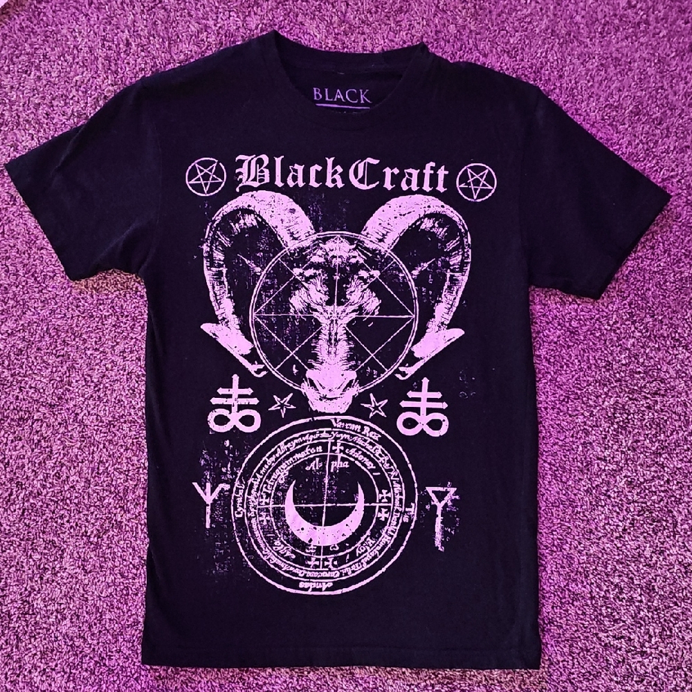 Men's Black Graphic T-Shirt